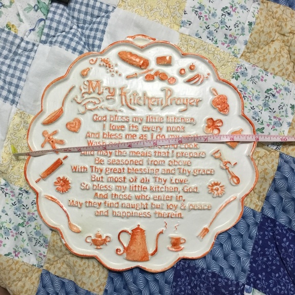 Vintage ‘My Kitchen Prayer’ Wall Decor - Picture 4 of 6